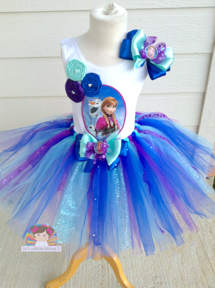 Frozen tutu birthday outfit hotsell