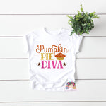 Pumpkin Pie Diva Girl Shirt