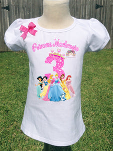 Princesses Birthday Shirt