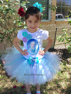 Amelia's birthday dress Frozen theme - Wasana Dress Makers | Facebook