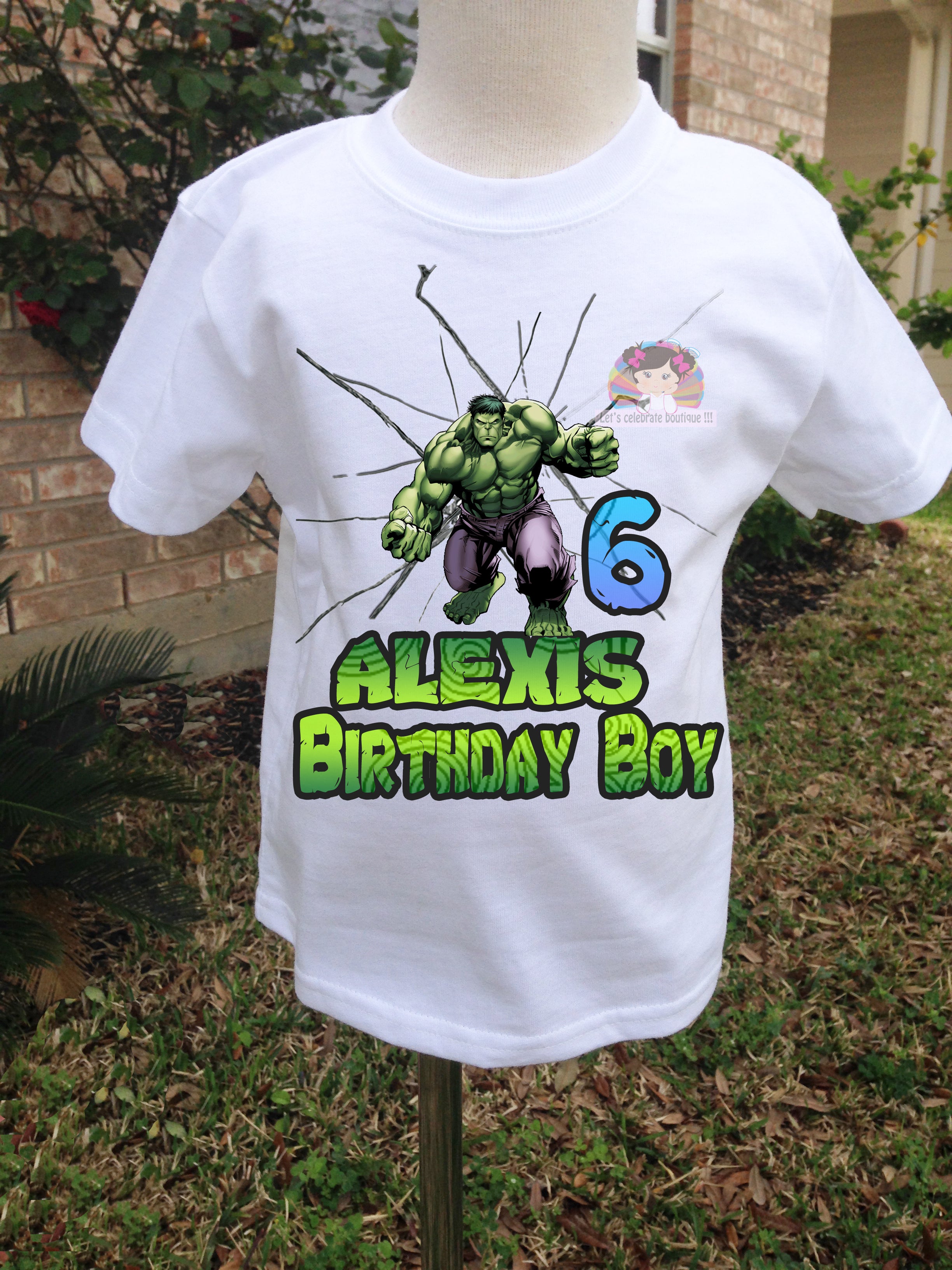 Hulk Birthday Shirt,Birthday Boy Shirt