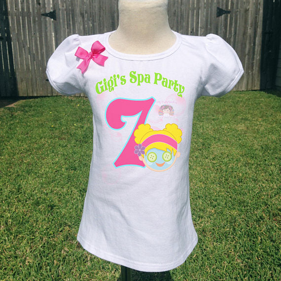 Spa Birthday Girl Shirt