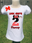 Red Minnie Mouse Birthday Shirt