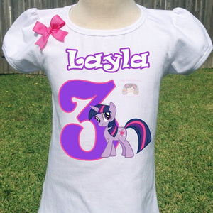 Twilight Sparkle Birthday Shirt-My little Pony