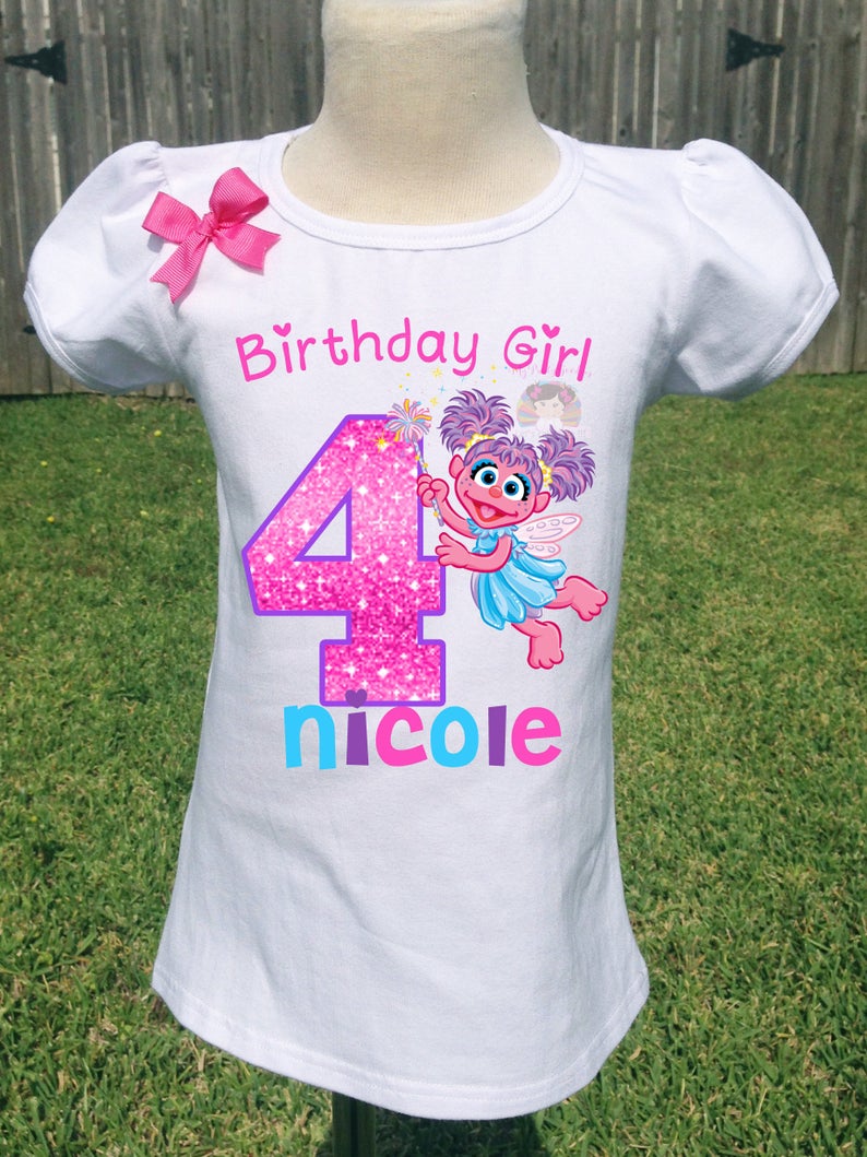 Abby Cadabby birthday shirt fir girls