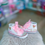 Minnie Mouse Birthday Shoes,Birthday Girls Shoes, Bling Minnie mouse Birthday Shoes, Bling shoes for kids