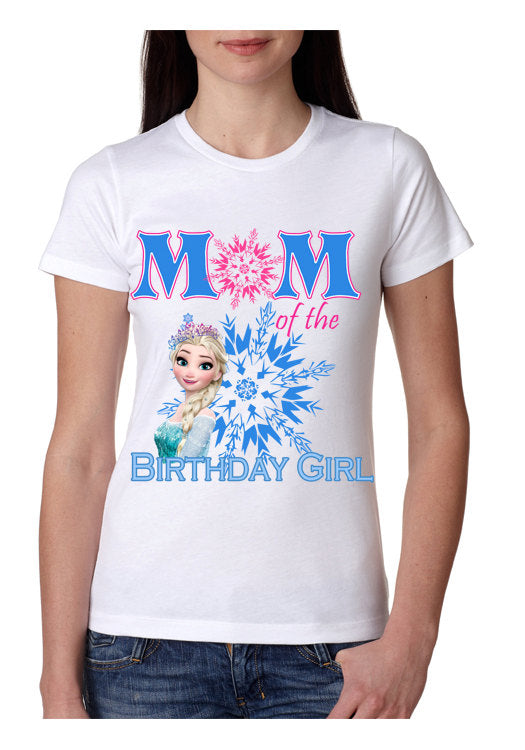 Frozen mom shirt, Mom birthday shirt, Custom Birthday Shirt Frozen party, Mommy birthday shirts, Frozen fever party