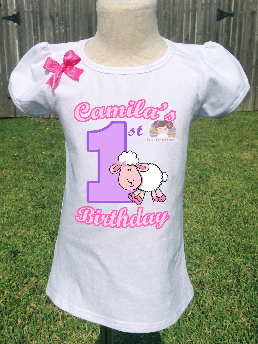 Sheep Birthday Girl Shirt