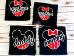 Mrs. Mouse family Shirts, Matching Family Shirts, Minnie Mouse Birthday  Shirts