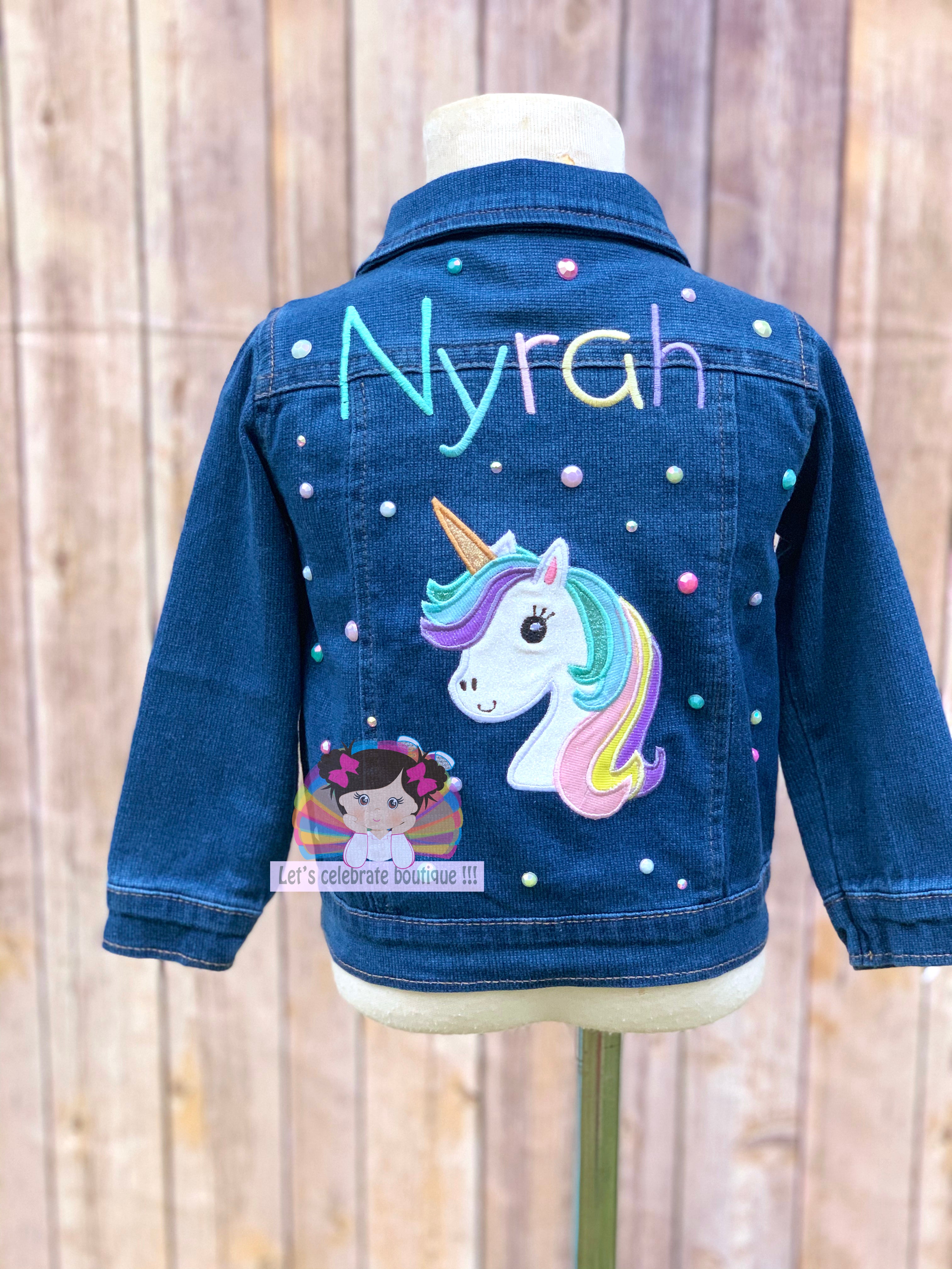 Custom Birthday Unicorn Jacket