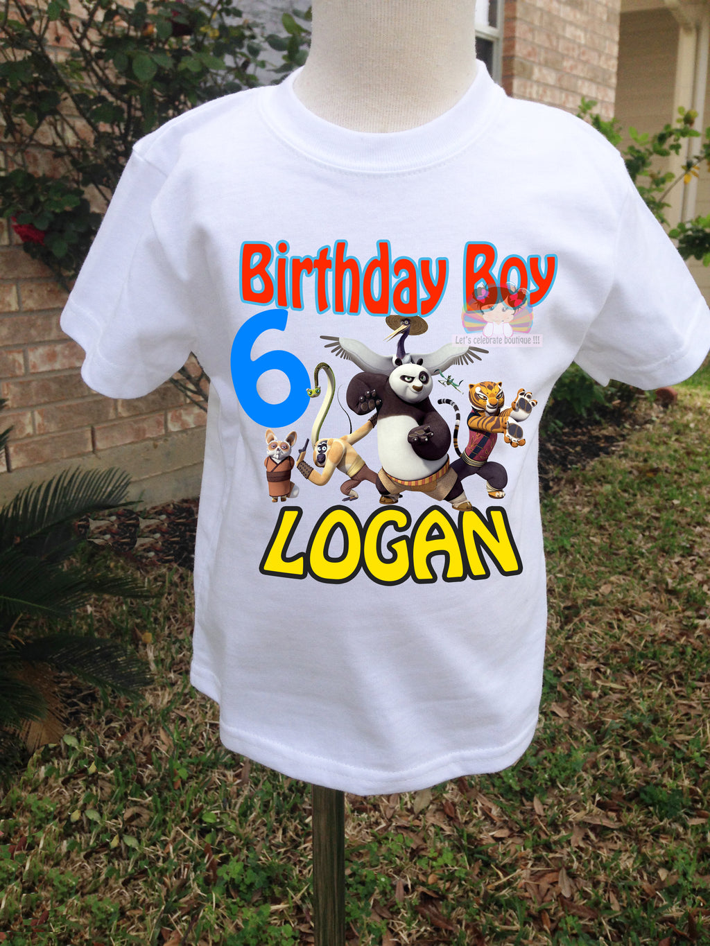 kung fu Panda Birthday Shirt,Birthday Boy shirt