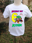 Birthday Boy Shirt-Super Hero Birthday Boy Shirt