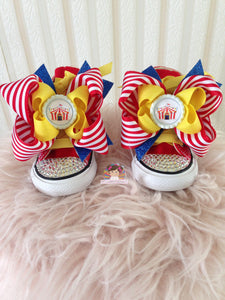 First Birthday Carnival Shoes, Circus Birthday Shoes
