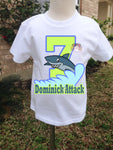Shark Birthday Boy Shirt,SharkBirthday Shirt